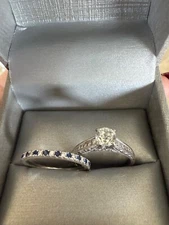 1CT Engagement Ring w/ Vera Wang Band