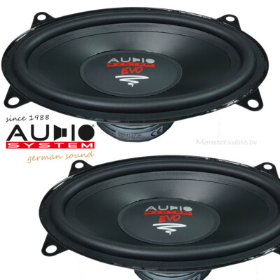 Audio System EX 406 SQ EVO 3 High End 4x6'' 10x15cm Mitteltöner Lautsprecher oval