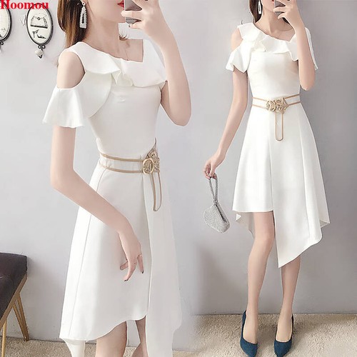 Asymmetric Cocktail Gown Party Dress 
