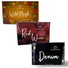 FORGANIK Body Affaire Handmade Bath Soap (300 gm) 3 Combo Soap Denim Wild Musk