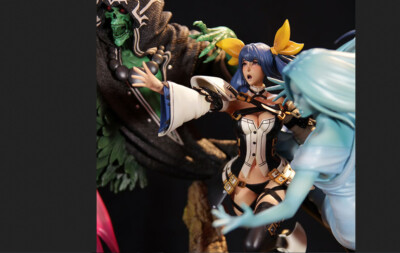 Kinetiquettes Guilty Gear Dizzy Diorama Figure collectible statue