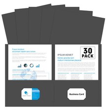 Two Pocket Folders 30 Pack 2 Pocket Folders Letter Size Paper File Folder for...