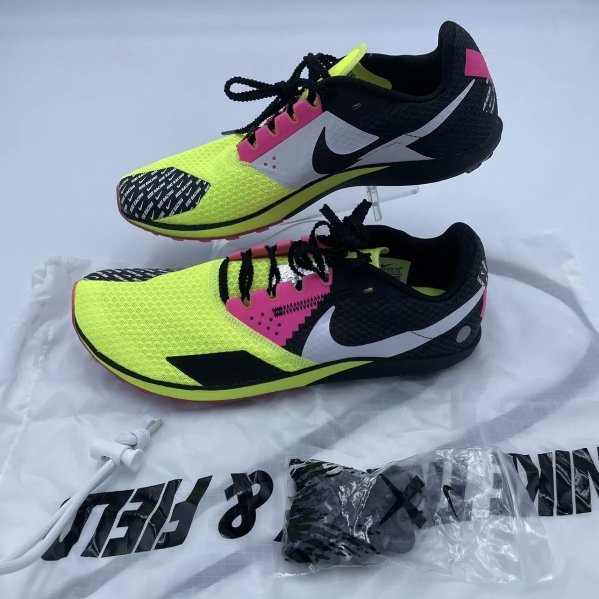 Nike Rival XC 6 Cross Country Spikes Volt Black Pink DX7999  display picture 1