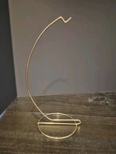 Lot of (6) Plymor Simple Gold Ornament Stand, 9" (NEW)