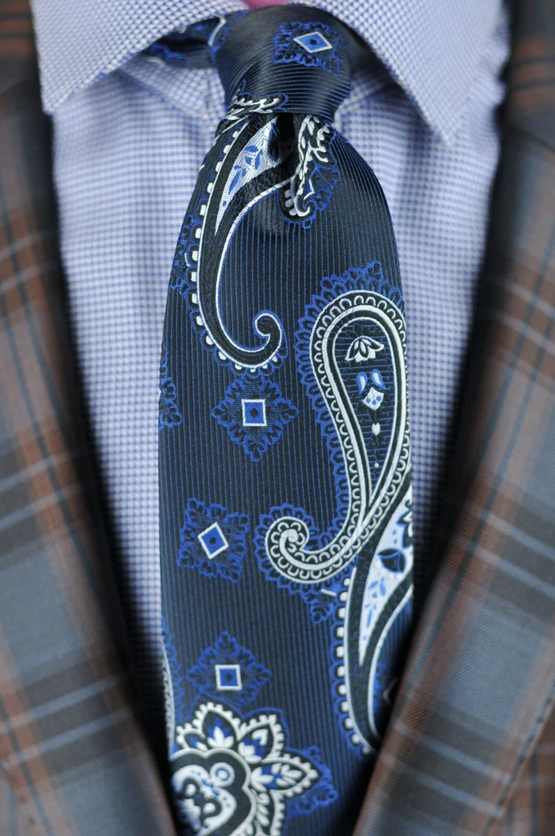 Cravatta Di Raso Nera Tinta Unita 3792