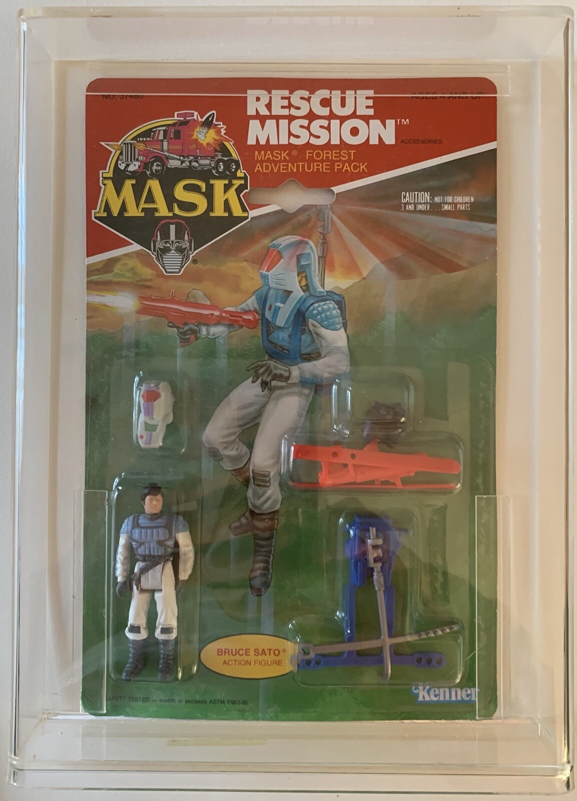 M.A.S.K. Blister Rescue Mission vitrine protection universelle figurines