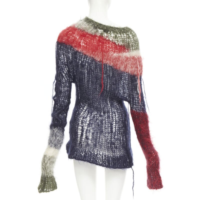 JUNYA WATANABE 2006 Runway punk loose knit wool distressed JUNYA WATANABE 2006 Runway punk loose knit wool distressed