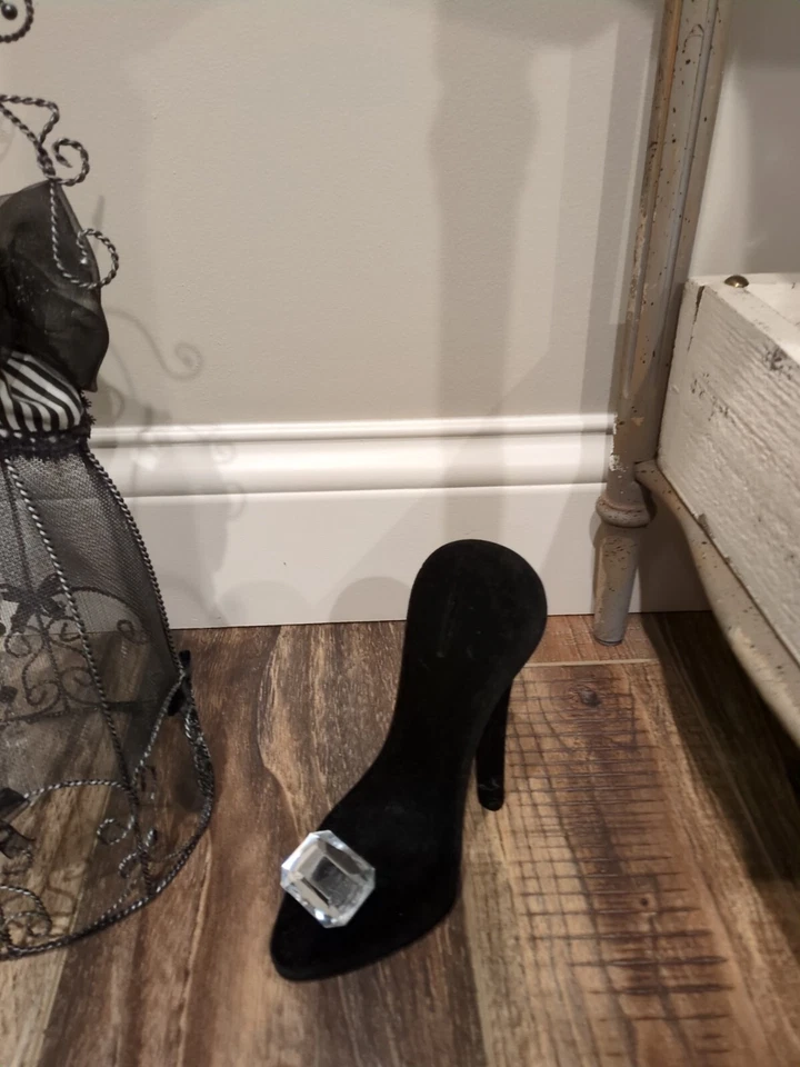 Expositor de joyas para collar/pulsera vintage temática elegante dama 3 piezas  Foto 4 de 4