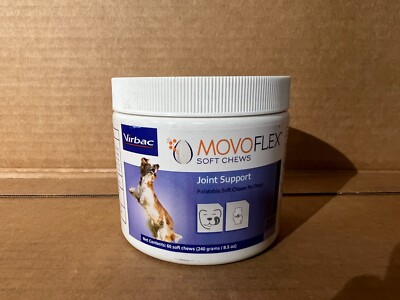 Virbac Movoflex 10701 Joint Support Soft Chews for Medium Dogs - 60 Count SEALED
