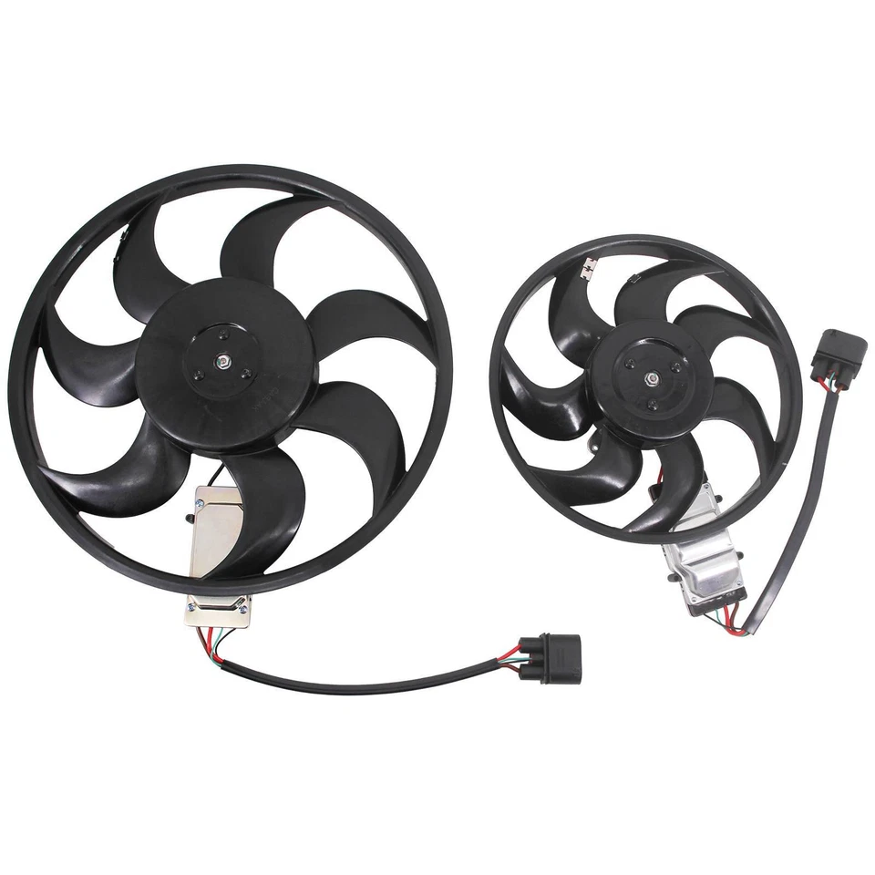 Radiator Cooling Fan Assembly Fits VW Touareg 2004-10 Audi Q7 2011-15 7L0121207D - Изображение 3 из 3