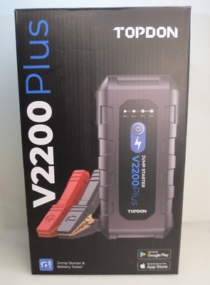 TOPDON V2200 PLUS ONE JUMP STARTER & BATTERY TESTER (NWB)