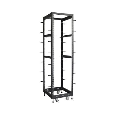 RIVECO 42U 19  Adjustable Depth Server Rack Support Up to 1700LBS Floor St