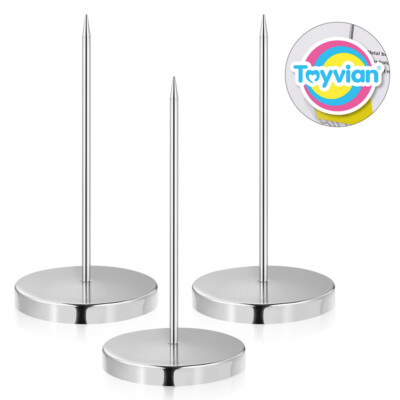 2pcs Bill Fork, Rod Paper Holder Spike, Stainless Steel Check Bill Holder Memo Holder Spike 2pcs Bill Fork, Rod Paper Holder Spike, Stainless Steel Check Bill Holder Memo Holder Spike