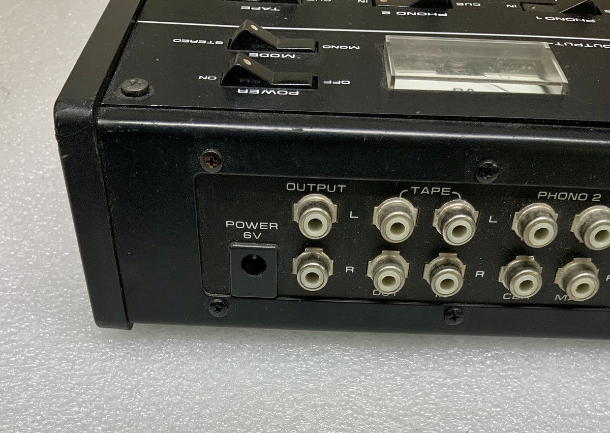 【USA】REALISTIC STEREO MIXER model 32 動作品 Vintage 1980s Realistic 4 Channel Stereo Mixer Model 32