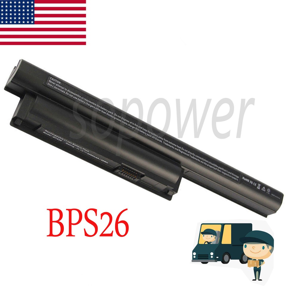 VGPBPS26 Battery for Sony VAIO VGPBPS26A VGPBPL26 VPCCA EG EJ CB