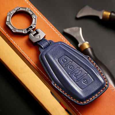 Leather Key Case Cover Fob Shell for Geely Emgrand GS Vision Preface Bonjour 
