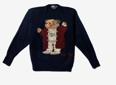 Vintage Polo Ralph Lauren Snowbeach Stadium Rare Sweater Size XL 