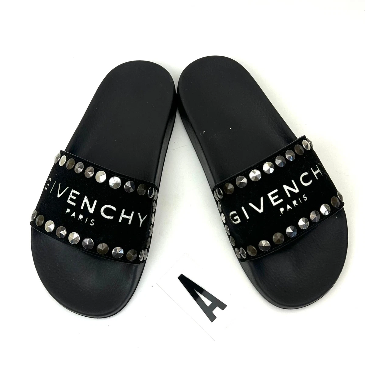 Givenchy studded slides cheap