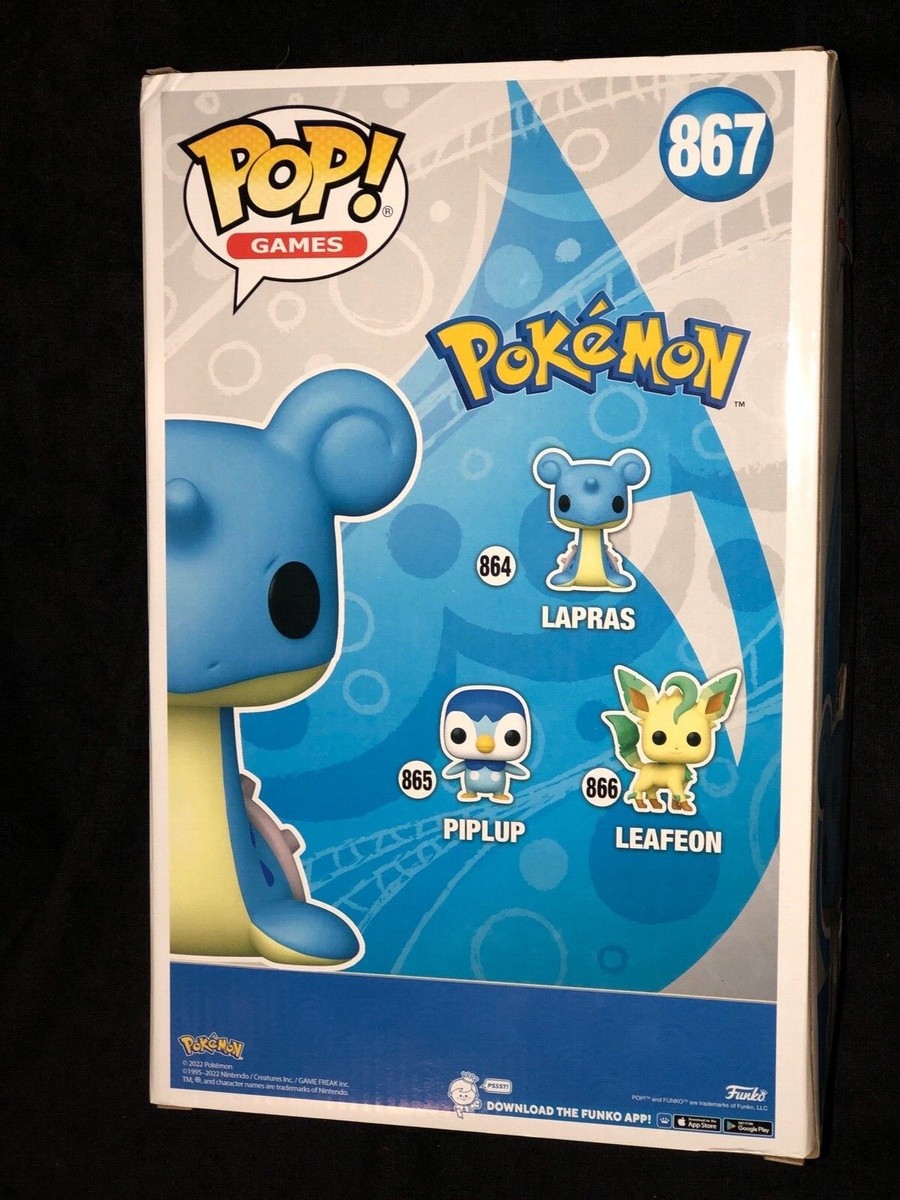 Funko Pop JUMBO Pokemon # 867 LAPRAS Exclusive LIMITED IN HAND | eBay