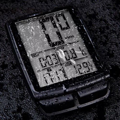 Funk Fahrradcomputer Tachometer Digital LCD Fahrrad Kilometerzähler Wasserdicht - Bild 9 von 21