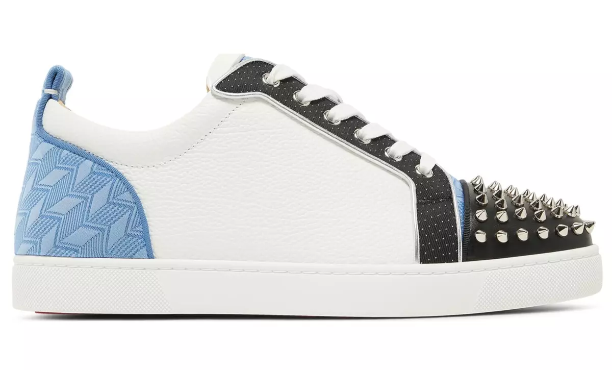 Christian Louboutin Men's Louis Junior Orlato Spike Sneakers