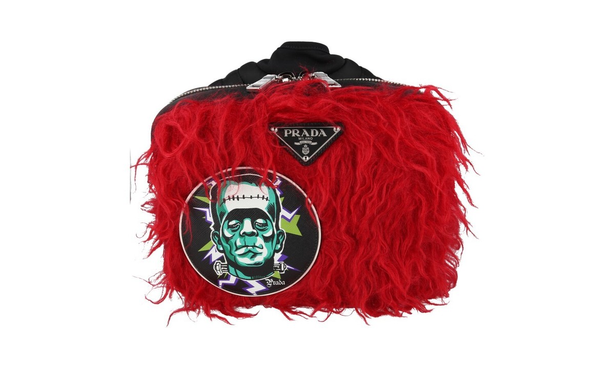 PRADA ハ-フコ-ト Forest Green Re-Nylon and Saffiano leather backpack | PRADA