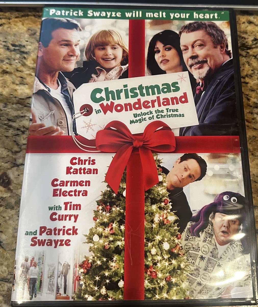 Christmas In Wonderland (DVD, Holiday) Patrick Swayze, Tim Curry