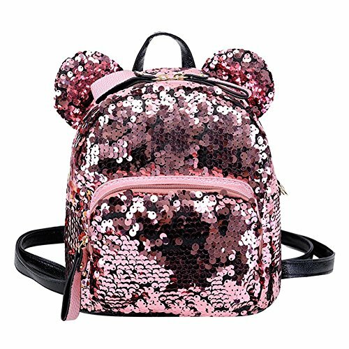 Disney Minnie Mouse Lentequilla Bolso Genial Mujeres Niños Orejas con Cremallera eBay