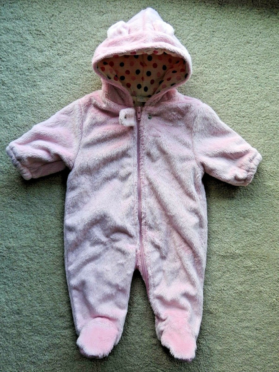 The Children's Place Infant Girl Snowsuit Bunting Size to months NEW