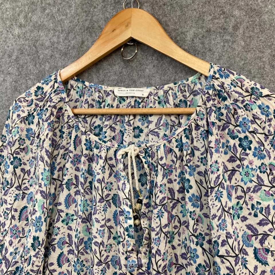 Vestido túnica Spell & The Gypsy Collective talla M dalia bohemio costero 45006 Foto 3 de 4