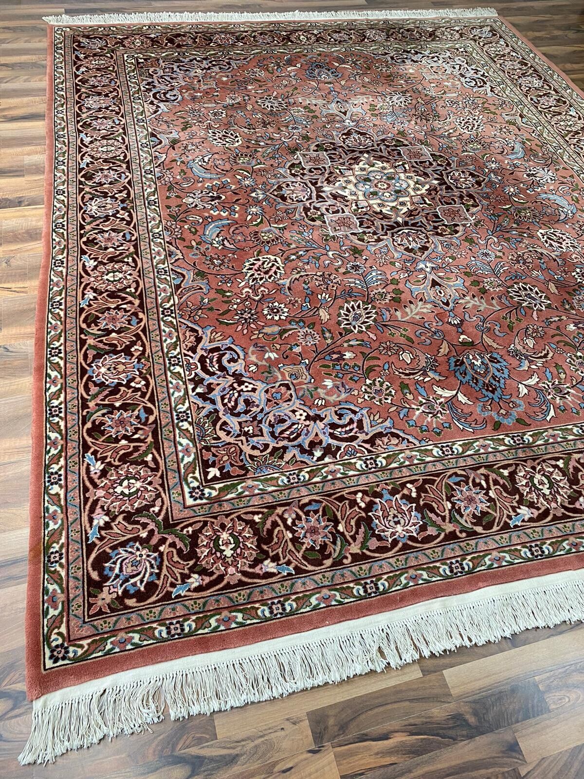 ✓ Tabriz, China, 305 x 247, Handgeknüpft, Orientteppich, Carpet, Rug‼️