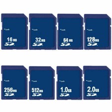 SD Card 32M 64MB 128M 256M 512MB 1GB 2GB Secure Digital Sdandard Memory Card