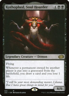 Kothophed, Soul Hoarder - Jumpstart 2022 J22 - Rare - MTG Magic Pack fresh 