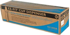 San Jamar One-Size-Fits-All Ez-Fit In-Counter Cup Dispenser Fits 8-46 Oz Cups