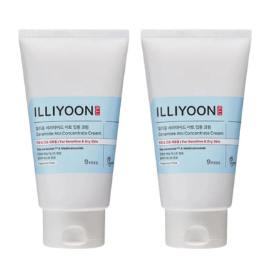 [2er Set] ILLIYOON Ceramide Ato Concentrate Cream 150ml Sensitive Barrier