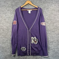 Disney Parks Walt Disney World Mickey Mouse Varsity Cardigan Sweater Large
