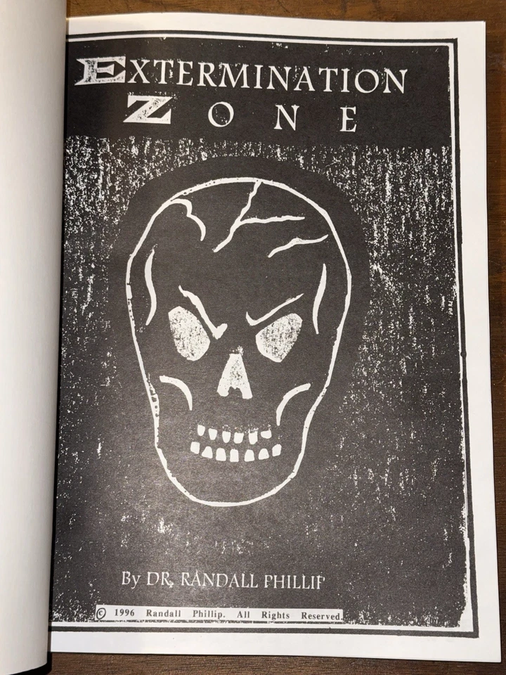 Extermination Zone by Dr. Randall Phillip Mike Hunt Mike Diana Disturbing Book - Image 2 of 4