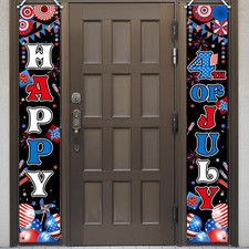 4Th of July Banner Happy 4Th of July Decorations Outdoor Independence Day Door B