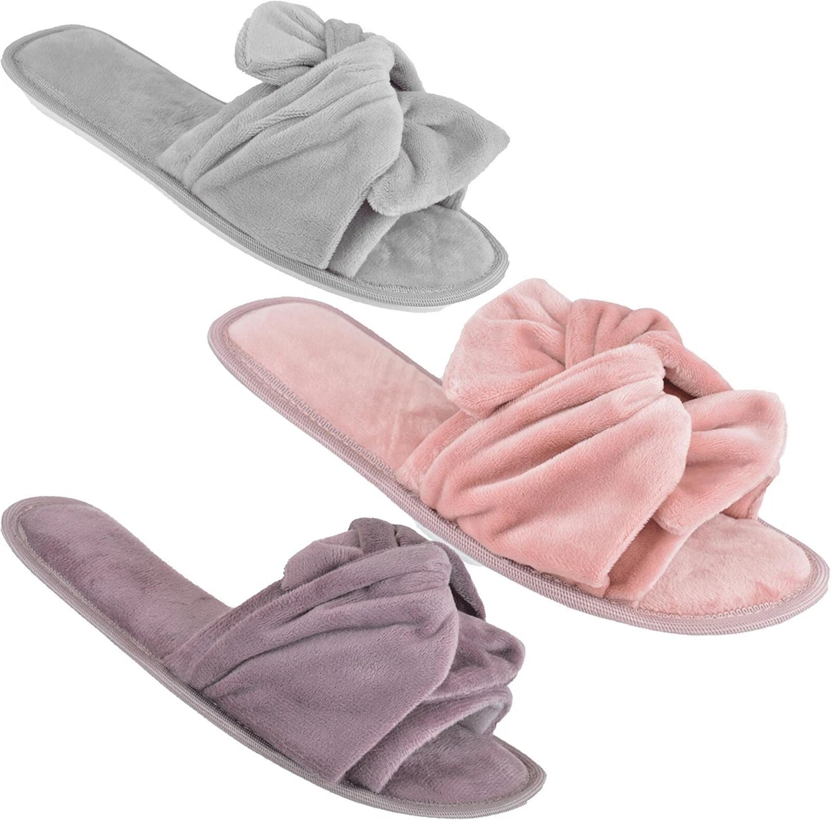 Chausson / Pantoufle Femme Taille 37 - 70% Laine, 30% Polyester - Gris - Neuf Avec Emballage