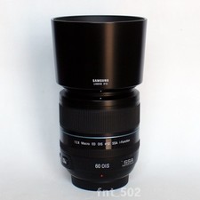 Samsung NX 60mm F2.8 Macro ED OIS SSA obiettivo i-Function con cappuccio [0012R]
