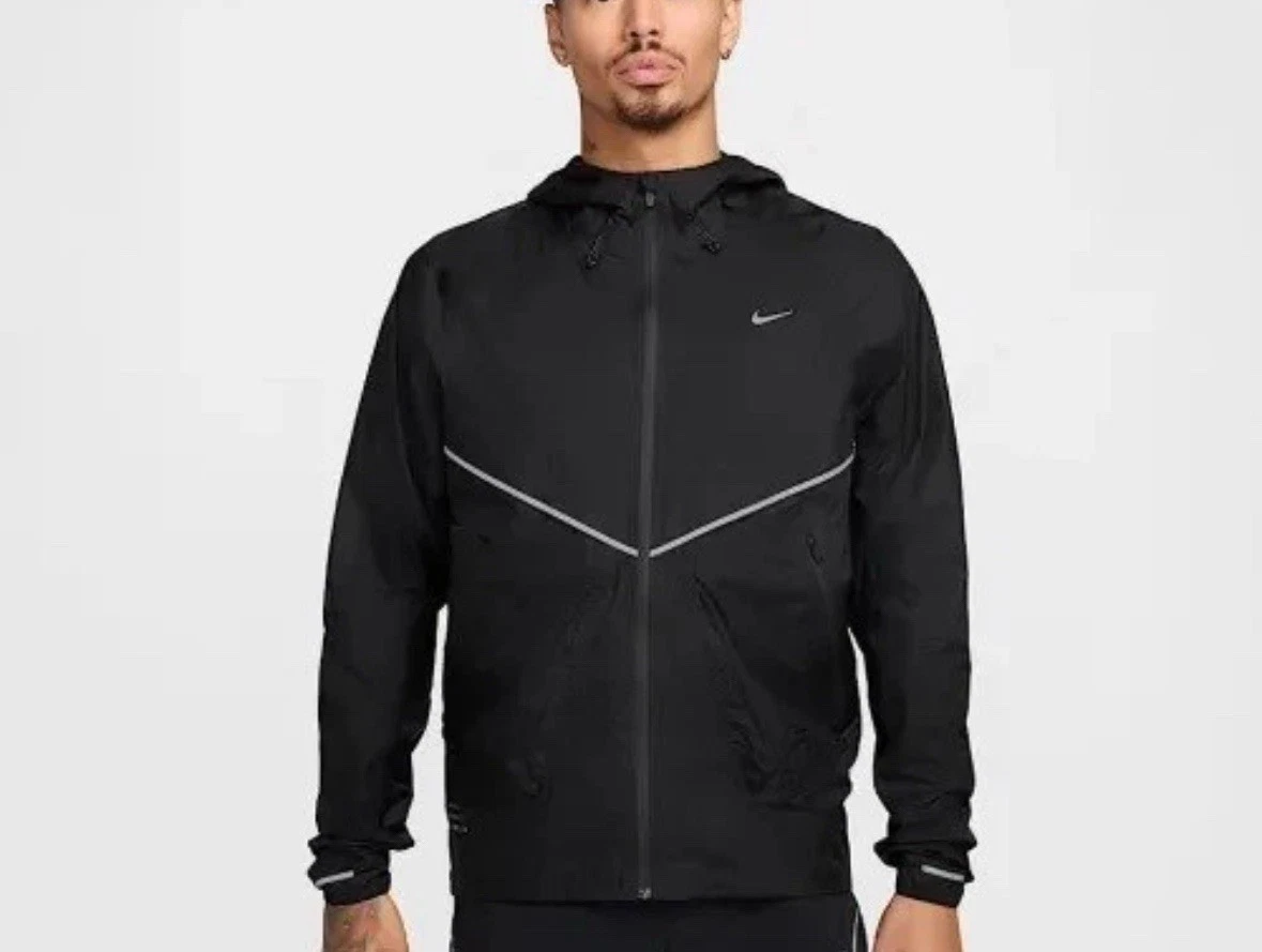 $275 Nike Men’s Sz XL Storm-FIT ADV Running Jacket Black FZ0622-010 New W/Tags