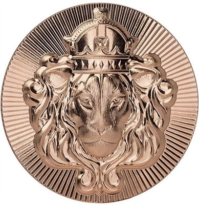 Tube of 20 Scottsdale Mint 1oz .999 Copper Stacker Rounds - Copper Lion Style BU - Image 1 of 2