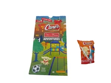 Raising Cane's Child's Meal Toy & Bag NEW  Straw Buddies