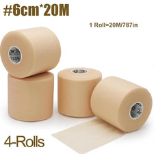4 Rolls OK TAPE Pre Wrap Athletic Tape Foam,Underwrap Tape Sports Foam,Underwrap
