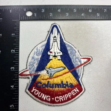 NASA Space Shuttle COLUMBIA Mission STS-1 Astronaut Patch 50NR