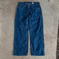 Vintage Levi's 569 Loose Husky Fit 33x28 Dark wash Made In USA