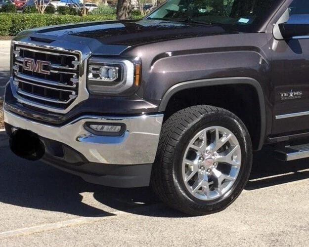 Chrome Aeroskin Hood Protector Bug Shield Deflector for 14-2018 GMC Sierra 1500 - Изображение 4 из 4