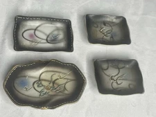 Trinket Dish Dragonware Moriage Ceramic Soap Dish Lot of 4