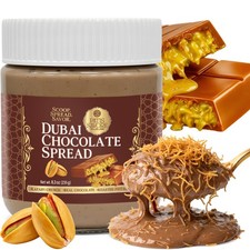 Dubai Chocolate Spread with Kataifi Pistachio Cream 8.3oz Luxurious Middle .