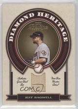 2004 Playoff Prestige Diamond Heritage Materials Jeff Bagwell #DH-16 HOF 5ox